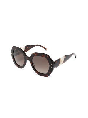 Carolina Herrera Oversized Geometric-Frame Sunglasses