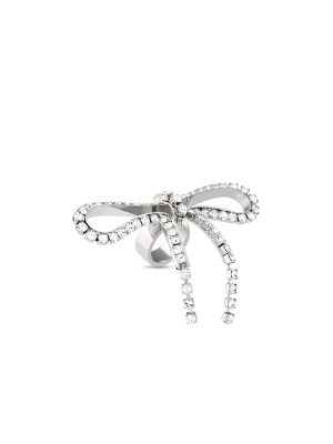 Balenciaga Archive Ribbon Crystal-Embellished Ring