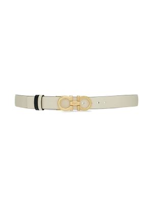 Ferragamo Gancini-Buckle Reversible Leather Belt
