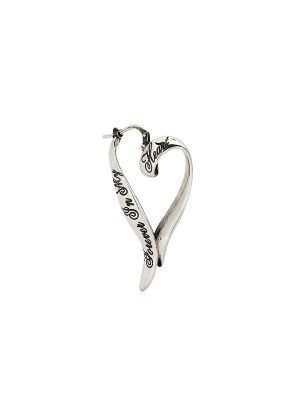 Acne Studios Heart Shape Brass Earring