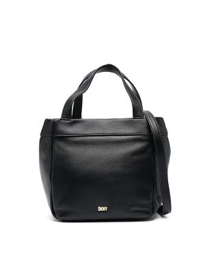 DKNY Logo-Plaque Leather Crossbody Bag