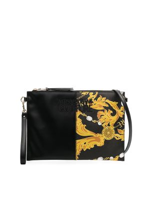 Versace Jeans Couture Barocco-Print Logo-Plaque Clutch Bag
