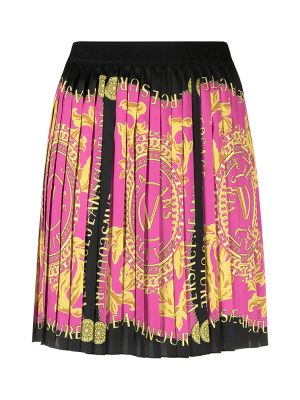 Versace Jeans Couture Logo Couture Pleated Miniskirt