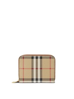 Burberry Vintage Check Leather Wallet