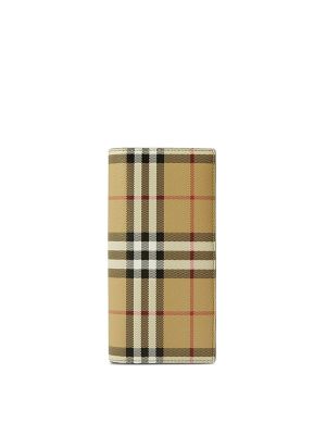 Burberry Check-Pattern Long Wallet