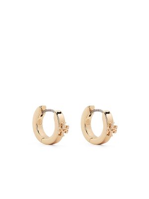 Tory Burch Double T-motif polished earrings