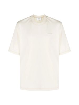 Ami Paris Fade Out Logo-Embroidered T-Shirt