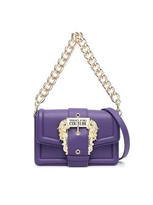 Versace Jeans Couture Baroque-Buckle Chain-Strap Shoulder Bag
