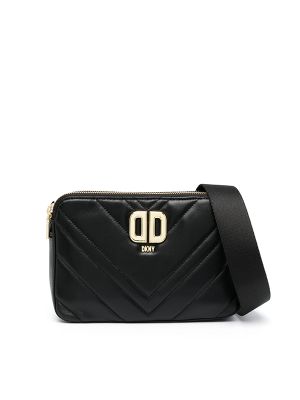 DKNY Delphine Logo-Plaque Quilted Crossbody Bag
