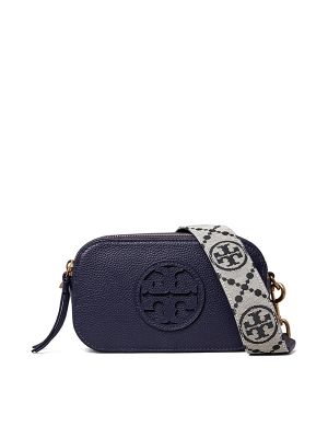 Tory Burch Mini Miller Grained-Leather Crossbody Bag