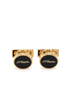 S.T. Dupont Round-Cut Cufflinks