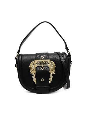 Versace Jeans Couture Baroque-Buckle Faux-Leather Tote Bag