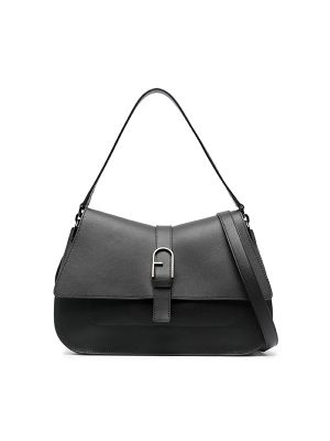 Furla Large Flow Leather Shoulder Bag