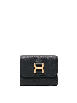Chloe Logo-Buckle Leather Wallet