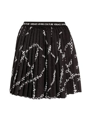Versace Jeans Couture Chain-Link Print Pleated Skirt