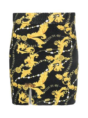 Versace Jeans Couture Chain Couture-Print Knitted Miniskirt