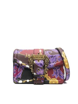 Versace Jeans Couture Logo-Engraved Buckle Shoulder Bag