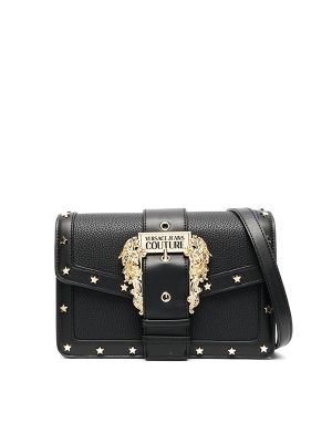 Versace Jeans Couture Baroque-Buckle Faux-Leather Bag