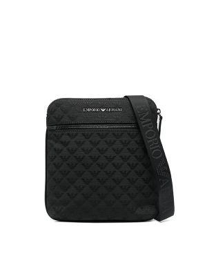 Emporio Armani Logo-Jacquard Messenger Bag