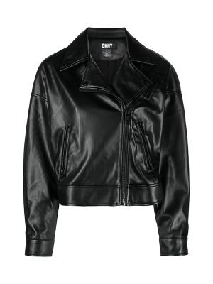 DKNY Spread-Collar Zip-Up Jacket