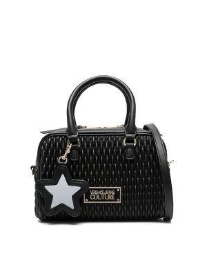 Versace Jeans Couture Logo-Plaque Leather Shoulder Bag