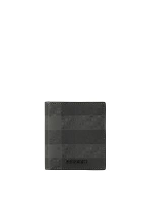 Burberry Logo-Lettering Bi-Fold Wallet