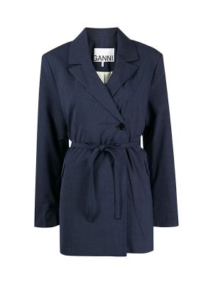 Ganni Tie-Waist Jacket