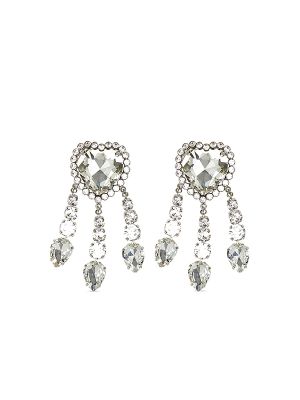 Heart CrystalEmbellished Earrings