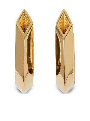 Burberry Gold-Plated Hollow Spike Earrings