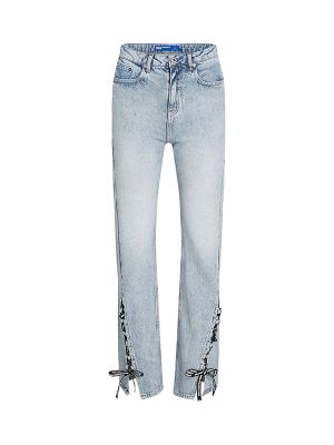 Diesel High-Rise Lace-Up Jeans