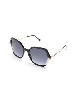 Carolina Herrera Two-Tone Oversize-Frame Sunglasses