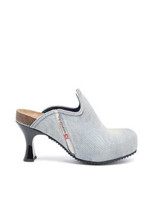 Diesel D-Woodstock W 80mm Denim Mules