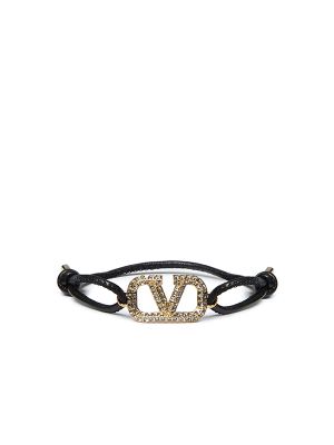 Valentino Garavani VLogo Signature leather bracelet