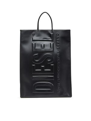 Diesel DSL 3D L X Logo-Embossed Tote Bag