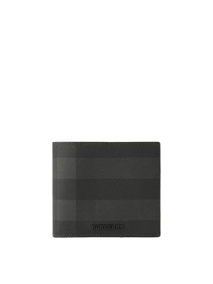 Burberry Checked Bi-Fold Wallet