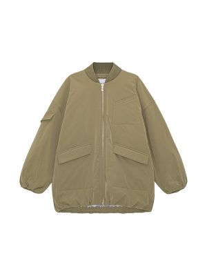 Ganni Oversized Multiple-Pocket Bomber Jacket
