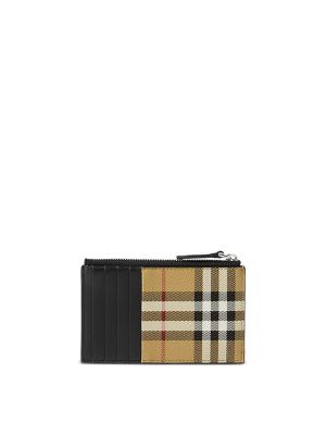 Burberry Vintage Check Leather Wallet