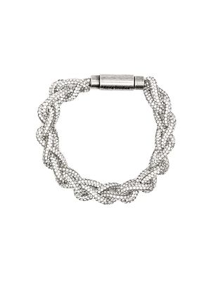 Acne Studios Crystal Embellished Cord Bracelet