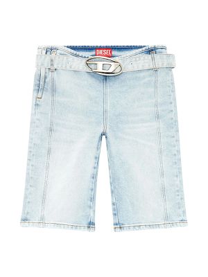 Diesel De-Ginny-S Logo-Buckle Cycling Shorts