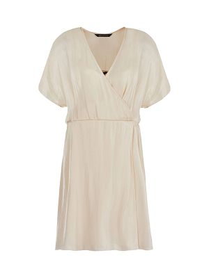 Armani Exchange Wrap Chiffon Minidress