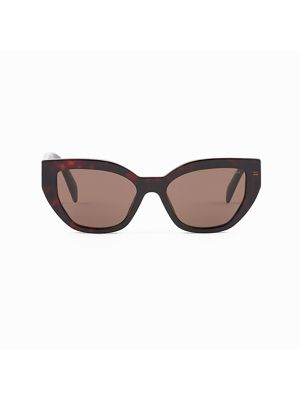 Prada Logo-Plaque Cat-Eye Sunglasses