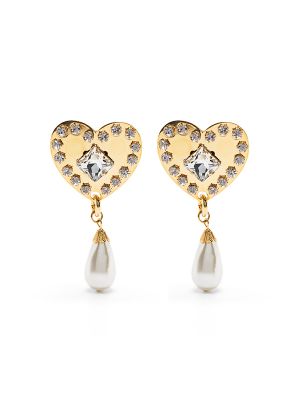 Heart Motif ClipOn Earrings