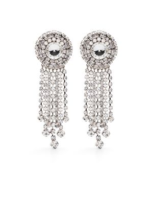 Crystal Embellished Dangle Earrings