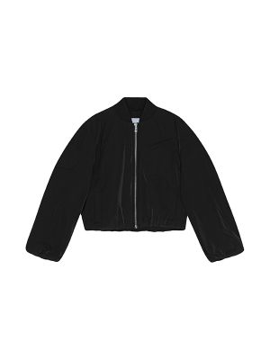 Ganni Drop-Shoulder Bomber Jacket