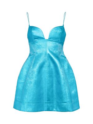 Acler Metallic Finish Short Dress