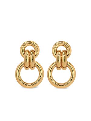 Anine Bing Cable-Link Drop Earrings