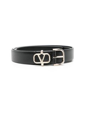 Valentino Garavani Vlogo Leather Belt