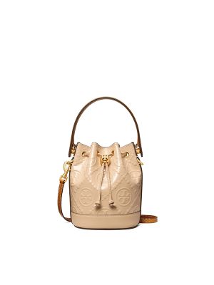 Tory Burch Mini T Monogram Bucket Bag