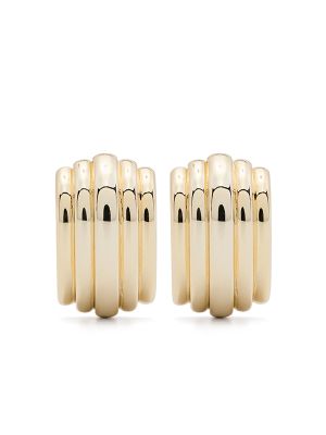 Anine Bing Polished Ribbed Earrings