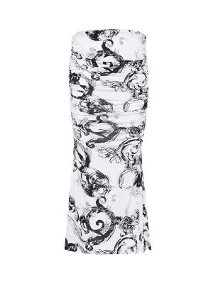 Versace Jeans Couture Watercolour Couture Draped Skirt